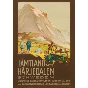 Jämtland und Härjedalen 1928, plansch 50x70